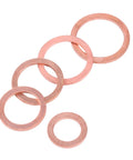 Top Tier Copper Flat Washer Assortment Set With M5 And M22 Sizes Perfect For Grounding Heat Conduction And Bolt Jobs On Machinery Frames Or Plumbing Projects Keeping Your Gear Cool And Connected Like Never Before. copper flat washers in assorted sizes