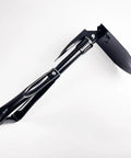 Tri Fold Survival Shovel With Pick Carbon Steel Tactical Entrenching Tool for Snow Off Road Camping Gardening Beach Digging Black