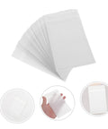 Clear Glassine Envelopes 200 Pack Self Sealing Small Paper Bags For Treats Seeds Cards Invitations And Mailings displayed fanned