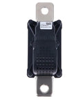 Black High Voltage Battery Disconnect Pyro Fuse Drop In Replacement For 2017 2022 Models top view showcasing single piece design.
