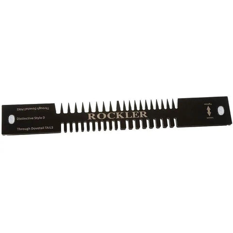 Slick Miniature Dovetail Template And Bit Kit Acts As A Direct Quarter Inch Finger Joint Guide with sharp teeth and clear markings.
