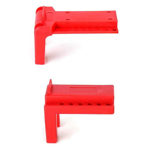Heavy Duty Ball Valve Lockout Kit Badass Safety Gear Fits Most Pipe Fittings Covers Half To TwoandAHalf Inch Handles Duallow Slots Holds Up To Five Padlocks No BS Detachable Nonconductive Job Site Supply 20Pack Red
