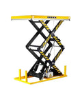 Heavy Duty Electric Hydraulic Cargo Lift Platform Hella Sturdy One Ton Capacity Adjustable Height Steel Industrial Lifter for warehouses
