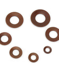 Pro Grade Belleville Disc Spring Washer Set Seven Sizes Built Tough Heavy Duty Compression Gaskets For Industrial Machinery And Steel Construction Shock Absorbers Pack 20 Pcs Each, 7 steel washers