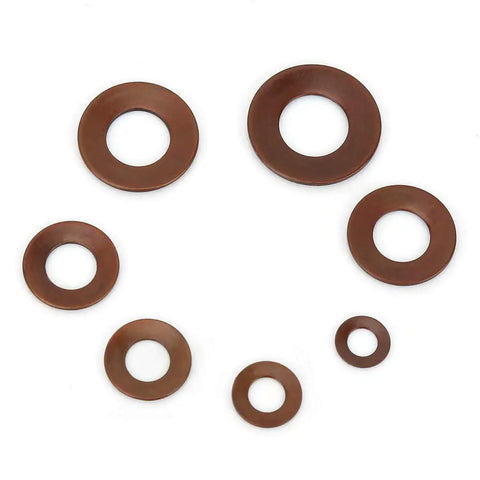 Pro Grade Belleville Disc Spring Washer Set Seven Sizes Built Tough Heavy Duty Compression Gaskets For Industrial Machinery And Steel Construction Shock Absorbers Pack 20 Pcs Each, 7 steel washers