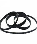 2M GT2 Timing Drive Belt 2GT Synchronous Belt 6mm Wide 10mm Thick 90mm To 176mm Circumference Compatible 2GT 130mm 1pc