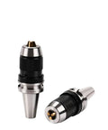 Built Like A Tank BT50 CNC Collet Self Tightening Design With Stainless Steel Body For Milling And Grinding Tools That Eat Through Metal Without Skipping A Beat Delivers Rock Solid Grip Every Single Shift, showing two angles of the collet.