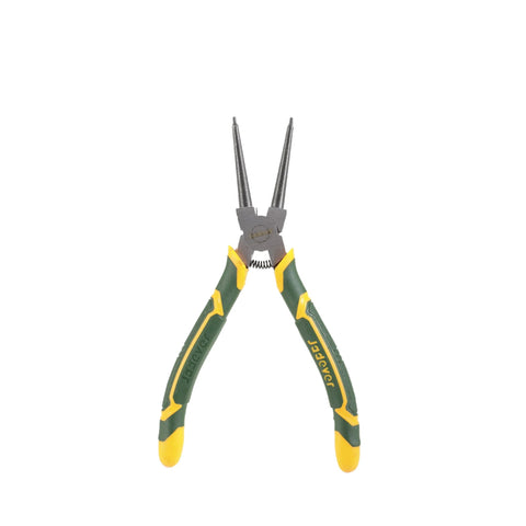 Front view of Pro Grade Heavy Duty Snap Ring Pliers Set For Internal And External Retaining Rings, 7 Inch with straight jaws