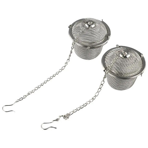 Heavy Duty Stainless Steel Ultrasonic Cleaner Basket Six Pack Snazzy Wire Mesh Nets for Jewelry Watch Parts and Tea Infuser