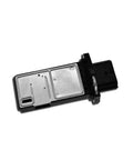 Direct Swap Mass Air Flow Sensor Replacement For 22680-7S00A, featuring stamped aluminum body with electrical connector.