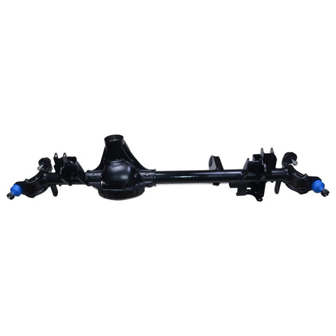 Beefed-Up Dana 30 Front Axle Housing Replacement For Jeep Wrangler JK 2008-2015 3.6L 3.8L V6 3.21 Axle Ratio Fits 68004068AA 68004068AB 68004068AC High-Strength Steel Construction Easy Install. black front axle housing with mounts and center differential