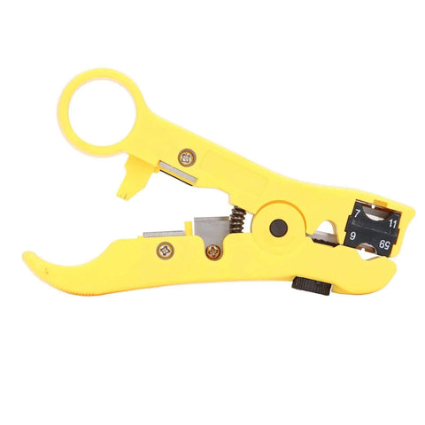 All In One Coax Cable Tool Kit With Adjustable F Head And Anti Slip Grip For RG6 RG59 RG11 And 75 Ohm F Connectors wire stripper