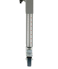 Height adjustable leg with caster of Adjustable Conveyor Roller Stand With 110 Lbs Capacity And Locking Caster Wheels Expandable 51 Inch Infeed