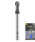Carbide Ball Nose End Mill Micro Grain For Precision Machining Of Alloy Steels And Hardened Steels Two Flute ISB Tool