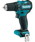Killer Cordless Driver Drill Packing 12 Volt Max Brushless Power With Precision Chuck And Featherlight Frame For Snug Workspaces And Serious Grinds Daily, side view of teal and black drill.