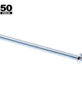 Round Head Machine Screw With Slotted And Phillips Combo One Quarter Inch Twenty TPI By Four Inch Length Zinc Plated Steel Pack Of 50 Built For Machinery And Appliances Nuts And Washers Not Included