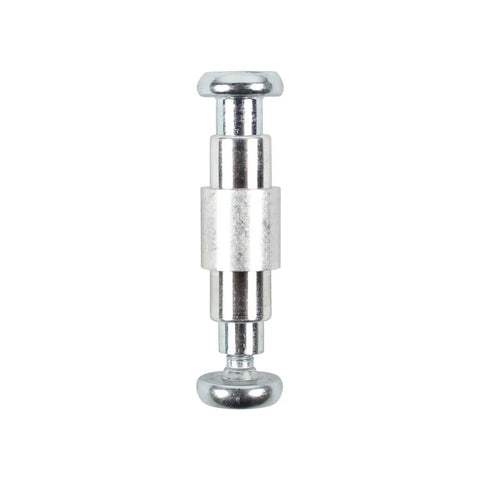 Inline Skate Axles And Aluminum Spacers Kit 8 Pack 6mm Axles With 8mm Bearings Compatibility Durable Aluminum Hardware close-up view.