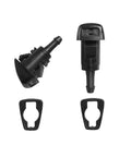 Two Pack Direct Replacement Windshield Washer Nozzles for 2009 to 2024 Dodge RAM 1500 5500 Trucks with Two Hole Pattern