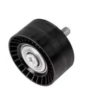 Upgrade Your Ride With This 3PC Serpentine Belt Tensioner And Idler Pulley Kit For BMW F02 F07 F10 X5 E70 F15 X6 E71 F16 N55 To Stop Screaming Belts And Ensure Smooth Performance Under Any Load Conditions, black idler pulley with metal bolt