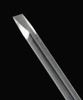 Close-up of the tip of the Pro Grade Watch Repair Tools and Kits Movement Installation Auxiliary Rod, ABS, 140mm long.