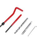 Thread Repair Kit With 30 Piece Insert Tool Set M5 For Restoring Damaged Internal Threads And DIY Field Repairs With Wire Inserts Installation Wrench Drill Bit And Lug Breaker Tool In Durable Stainless Steel, kit tools