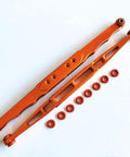 Orange Aluminum Rear Trailing Arms Lower Linkage For 1 To 7 Scale Unlimited Desert Racer UDR Replacement Part 8544 Durable Upgrade For Traxxas UDR Kit, orange aluminum pair and bushings