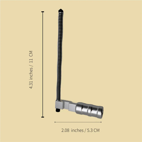 Extended Lever And Handle For 10 22 Combo Replacement Accessories Aluminum Anodized Silver Upgrade with measurements