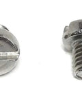Top Shelf M5 X.80 X 6 Stainless Steel Slotted Cheese Head Machine Screws Din 84 Metric Fasteners Pack Of 50 close up view