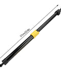 Heavy Duty Rear Back Door Damper Direct Bolt On Liftgate Strut For Toyota Fj Cruiser 2007 To 2014, 57cm long, black with yellow connector.
