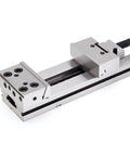 Tough As Nails 5 Inch 150 MM Precision Workbench Vice And Milling Clamps showing heavy duty steel construction for CNC machining.