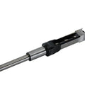 Built Tough Three Quarter Inch Square Hole Drill Bits Mortising Chisel Set Heavy Duty Bearing Steel Showing a 3/4 inch drill bit.