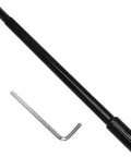 10 Inch Hole Saw Extension Chuck With Three Eighth Inch Hex Shank Locking for impact ready drill bit in black steel with hex key