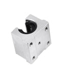 4 Pack SBR12UU Slide Block Kit For 12mm Linear Guide Rail, square carriage bearing block, precision bearings, heavy-duty steel