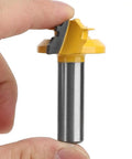 Get Your 45 Degree Router Bit For Woodworking Projects That Rock, Premium Cemented Carbide Mortise And Tenon Knife held in hand.