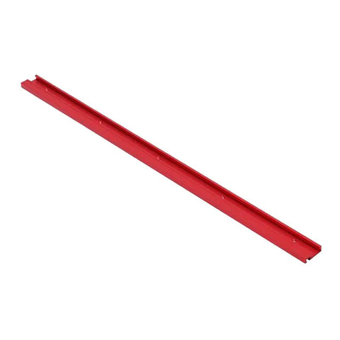 Premium Red Aluminum 600mm T Slot Miter Track With Scale For Precise Woodworking And DIY Projects, 600mm length.