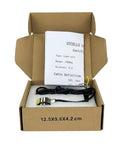 Inline Miniature Load Cell 58mm By 25mm For Tension And Compression, 20 Kg Up To 5 Ton Capacity For Impact Force Measurement Weighing Sensor, Alloy Steel, Built To Last, High Stability And Precision For Testing Gear And Auto Systems. Inline load cell in box with cable and certificate, 12.5x9.6x4.2 cm