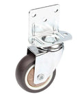 Heavy Duty Silent Swivel Casters With Soft Rubber Universal Wheels for Furniture Movers, 360-degree swivel design.