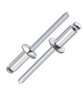 Close-up of 120 Piece Aluminum Alloy Blind Rivets Set Kit With Dome Head Rivets And Rivet Nut Tools For Metal Pro Grade DIY Projects Ideal For