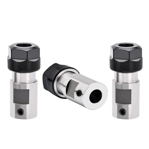 Heavy Duty Motor Shaft Extension Rod Chuck Holder Built Tough For Hella Smooth CNC Milling And Lathe Work. ER11 Adapter design.