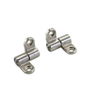 Zinc Alloy Friction Type Positioning Hinge With 360 Degree Rotating Shaft Symmetrical Design Adjustable Torque for Smooth Open and Close DP022-2R 1 Piece