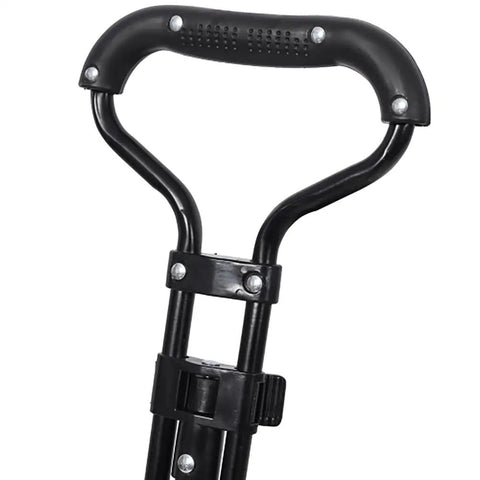 Ergonomic handle of Heavy Duty Wooden Moving Dolly With Ergonomic Handle 440 Lbs Load Capacity Multi Purpose Furniture And Appliance Transport Cart