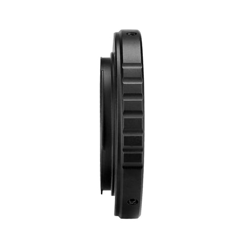 Side view of SV195 Wide 48mm T Ring Adapter For Canon EOS Cameras No Fuss Easy To Use Prime Focus Or Eyepiece Projection For Telescope Photography