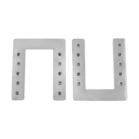 Tough As Nails Stainless Steel Solar Panel Grounding Washer For Rooftop And Ground Mount Systems Featuring Foolproof Cable Clamping And Smooth Installation Built Legit Durable For Any Photovoltaic Project, two washers.
