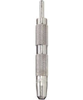 Centering punch, General Tools 806 Jiffy, silver knurled metal body