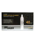 12 Gram Pre Filled CO2 Cylinders For Airguns Compact Lightweight Cartridges With Stable Power Output For Air Pistols And Air Rifles Perfect For Range Days And Quick Refill Sessions 40 Pack box
