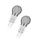 Pack of 2 ultra-thin film pressure sensors pro grade 0.4 mm thick with 20G to 2KG sensing range for bed sleep monitoring