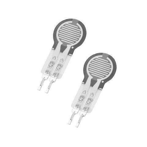 Pack of 2 ultra-thin film pressure sensors pro grade 0.4 mm thick with 20G to 2KG sensing range for bed sleep monitoring