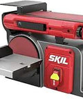 Two In One Belt And Disc Benchtop Sander With 4.5 Amp Motor, Miter Gauge, Belt Angle Adjustment From 0 To 90 Degrees, Dust Port