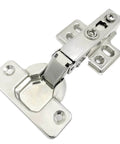 Two Pack 100 Degree Frameless European Style Soft Close Kitchen Cabinet Hinges With Six Way Adjustable Stainless Steel Built In Damping Hydraulic System