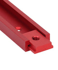 Pro Grade T Slot Rail Aluminum Alloy 400mm with Double Groove Profile and Predrilled Mounting Holes close-up view